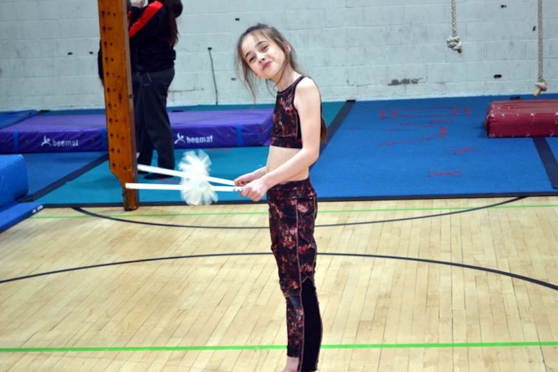girl with devil sticks
